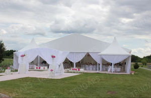 خيمة سرادق تجارية كبيرة ثقيلة للمناسبة 20x20 20x30 20x40 40x60 إطار من الألومنيوم لحفلات الزفاف الخارجية - Product Image 5