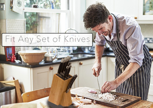 Bán Buôn Phổ Slotless Tre Bếp Nhựa Fishing Rod Chủ <span class=keywords><strong>Knife</strong></span> <span class=keywords><strong>Block</strong></span> Với Lông Đen Chèn - Product Image 4