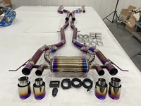 Tuyau intermédiaire haute performance de 4 pouces pour BMW G80 M3 G82 M4 G87 M2 S58 3.0T SS304 101mm, résonateur d'échappement, tuyaux d'échappement