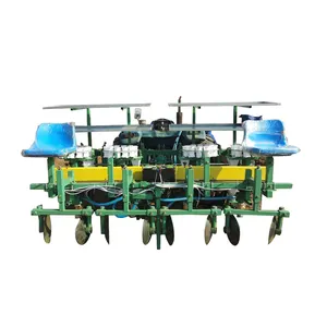 2 hàng đi bộ phía sau cây giống cây trồng seeder planter cho hành tây cà rốt bắp cải Tỏi tây trồng rau seeder