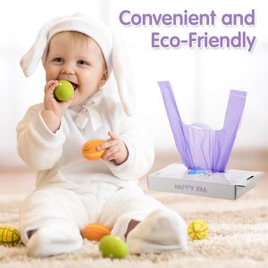 Bolsas de Basura de Plástico PE con Aroma Personalizadas con Logotipo, 200 Unidades, Biodegradables, para Desechar Pañales de Bebé - Product Image 6