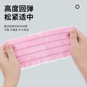 Bandeau élastique jetable non tissé 10 pièces, couvre-cheveux sans lavage pour soins du visage, tatouage, maquillage, salon de beauté - Product Image 3