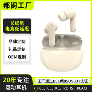 TN17 <b>Wireless</b> Earbuds <b>Bluetooth</b> 5.4 Qualcomm Chip AAC Codec Touch Control Sports Gaming Headphones - Product Image 5
