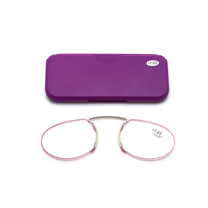 Logo confortable Mini bâton optique lunettes cadre bleu lunettes de lecture optique mince <span class=keywords><strong>Clip</strong></span> nez Pad accessoire de téléphone portable - Product Image 4