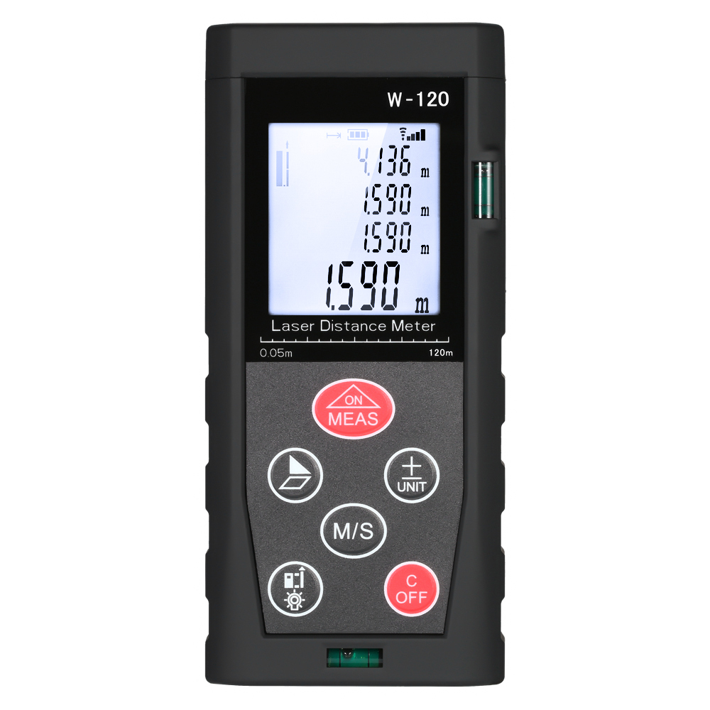 60M Digital Laser Distance Meter Rangefinder Electronic Measurement Device Digital Tape