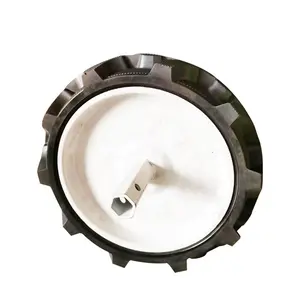 350-6 espiga neumático sólido para microcultivator 3,50-6 rueda de goma rueda sólida 350-6 Carro de neumático de coche