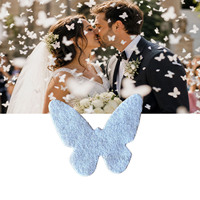Papier de soie en gros pour mariage, confettis, papier de soie blanc, bleu, rose, papillon, décoration de fête
