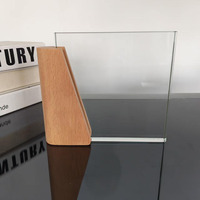 Trophées en cristal de haute qualité avec base en bois, plaque en cristal de verre vierge pour gravure au laser