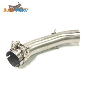 Tuyau moyen d'échappement en alliage de titane/acier inoxydable pour <span class=keywords><strong>KTM</strong></span> 250/390ADV <span class=keywords><strong>2020</strong></span> + tuyau de connexion d'échappement de moto 51MM tuyau intermédiaire - Product Image 5