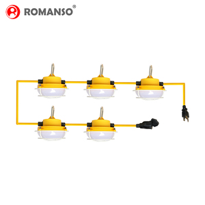 <b>LED</b> Construction Stringer <b>Light</b> IP65 ETL CETL 5 Bulbs 50FT 3000K-6500K AC120V Long Heavy Duty <b>LED</b> <b>Work</b> String <b>Light</b> - Product Image 6