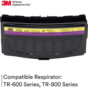 ตลับกรองสารอินทรีย์/ก๊าซกรด/HEPA 3M Versaflo รุ่น TR-6530N สำหรับเครื่องช่วยหายใจแบบ PAPR รุ่น TR-600/800 - Product Image 3