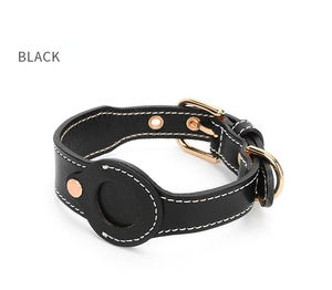 <span class=keywords><strong>Collar</strong></span> de Perro Qbellpet de Cuero de Alta Calidad, Duradero, con Soporte para AirTag, Reflectante e Impermeable - Product Image 3