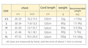 Jenis rompi yang dapat diatur reflektif nyaman Harness hewan peliharaan anjing dan kucing Universal Harness dengan set tali traksi - Product Image 6