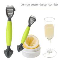 Outil multifonctionnel pour agrumes en acier inoxydable, râpe à citron, couteau à chanterelle, presse-citron manuel, presse-agrumes, gadget de cuisine