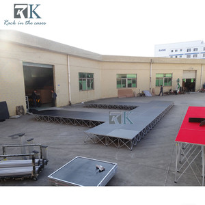 Outdoor Large Event <b>Stage</b> Aluminum Folding Riser <b>Stage</b> <b>Platform</b> Sale - Product Image 3