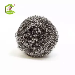 Eco Friendly Kitchen Dish Washing Cleaning Stainless Steel 12 Pcs/Set All-Season Scrubber Scourer