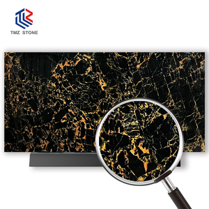 TMZ-fregadero de mármol negro, piedra ODM OEM, 18, 30mm, deportivo, marmol, vetas doradas - Product Image 6