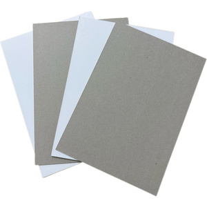 Carton duplex couché de haute qualité 250 g/m², 300 g/m², 350 g/m², 400 g/m², blanc avec dos gris, biodégradable - Product Image 2