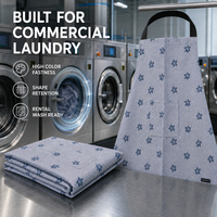 Vente en gros de bavoirs de travail personnalisés en coton 100% jacquard teint en fil, réutilisables, résistants, 215 GSM, pour restaurants, hôtels et cuisines commerciales