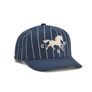Casquette de baseball rétro à rayures fines personnalisée pour hommes, casquette à 5 panneaux, casquette de baseball de style vintage avec logo brodé personnalisé - Product Image 2