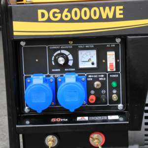 קטן 3.5kw/4.5kw דיזל עבור משקי הבית אוויר נייד שקט מקורר מערכת שלושה שלב 8kw 400v/230v/12v/12v חלופה - Product Image 5