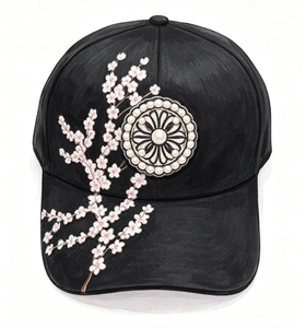 Casquette de baseball en jersey de performance brodée personnalisée, style streetwear <span class=keywords><strong>Latino</strong></span>, motif camouflage délavé vintage, patch démon gothique, style LA Dad - Product Image 2