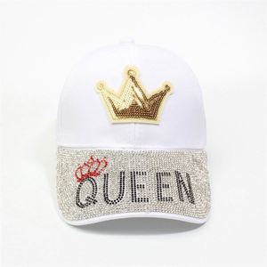 Casquette de baseball réglable en jean avec strass et croix, style cowboy, pour la mode en gros, protection solaire, effet bling-bling - Product Image 3