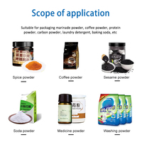 Poudre de 1g à 999g pouvant être remplie de lessive et de poudre de café, adaptée à l'utilisation en sachet et en bouteille