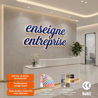 Enseignes personnalisées rétroéclairées avec LED, logo 3D rétroéclairé en acrylique, lettres LED pour salons de beauté