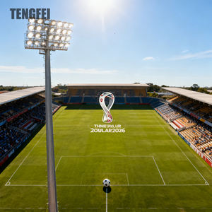 騰飛工場卸売カスタマイズ可能な40m高マスト照明柱（サッカー場およびスポーツスタジアム用） - Product Image 1