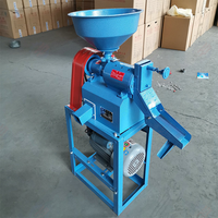 Machine de décorticage de riz automatique 2 tonnes/jour avec fonctions de tri, de nettoyage et de polissage, moteur de moulin à riz combiné du fabricant