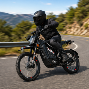 Mid-drive Dirt Bike <b>72V</b> 36AH Lithium <b>Battery</b> 3000W Power Motor Motorcycle for Adventure - Product Image 4