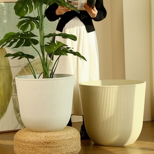 Pot de fleurs en <span class=keywords><strong>plastique</strong></span> pour la maison, simple, haut de gamme, grand diamètre, vente directe d'usine, extra large, épaissi, pour balcon, <span class=keywords><strong>salon</strong></span>, vert - Product Image 1
