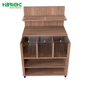 Highbright Durable Wooden Bulk Food Display <b>Bin</b> for Supermarket & Grocery Stores - Product Image 2