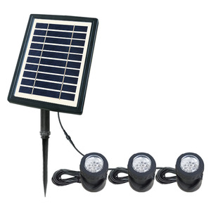 Solar Powered <b>Underwater</b> Flood <b>Light</b> 36 LED Landscape Lighting Outdoor Garden Decorative <b>Lights</b> With <b>Light</b> Control Feature - Product Image 1