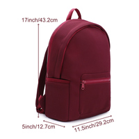 Nouveau design, sac de sport en néoprène imperméable pour l'été, avec fermeture à glissière, grande capacité, sac à dos de voyage pour femmes