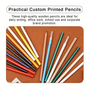 <span class=keywords><strong>Crayon</strong></span> en bois personnalisé pas cher en gros, 7 pouces, mine HB 2B 2H, rond, avec logo personnalisé, pour cadeau de rentrée scolaire - Product Image 6