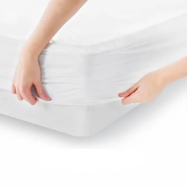 Yatak fermuarlı şilte kılıfı ikiz-100% su geçirmez ve tahta kurusu geçirmez yatak kapak koruyucu