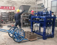Machine à fabriquer des blocs de béton semi-automatique HongYing QMJ4-35B Zenith 913 allemande