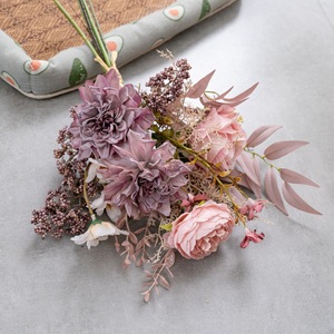 ช่อดอกกุหลาบประดิษฐ์ Spring Breeze รุ่น CF02152 สำหรับตกแต่งงานแต่งงาน ทำจากพลาสติกและผ้าทอ - Product Image 3