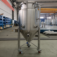 Cuve de Fermentation sous Pression en Acier Inoxydable 5L-100L, Mini Fermenteur à Bière pour Brassage Domestique et Équipement de Brasserie Artisanale