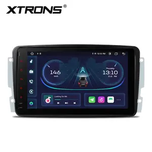 XTRONS autoradio 안드로이드 지원 OBD2 DAB + TPMS DVR 8 인치 자동차 멀티미디어 플레이어 메르세데스