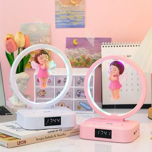 Lonvel-Altavoz de Audio PARA EL Hogar, Reloj <span class=keywords><strong>Despertador</strong></span> con Luz Rgb, Suspendido, Soporte para Teléfono de Escritorio, Cargador Inalámbrico, para Niña Bebé, para el Hogar, a la Moda, a la Moda - Product Image 2