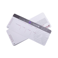 Billets d'avion personnalisés en papier thermique avec impression de logo en gros à prix abordable