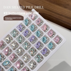 Décorations de Nail Art en Strass Paso Sico – Cristaux K9 Polyvalents en Forme d'Œuf à Empiler, Sans Base, Prêts à l'emploi - Product Image 4