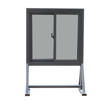 Ventana corredera RG81, buen precio, ventana de alta calidad, aislamiento acústico, ventanas corredizas de vidrio de aleación de aluminio