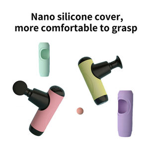 Nueva <span class=keywords><strong>Pistola</strong></span> <span class=keywords><strong>de</strong></span> Masaje Muscular Eléctrica <span class=keywords><strong>de</strong></span> Percusión Profunda 7 en 1 con Motor <span class=keywords><strong>sin</strong></span> Escobillas, 6 Cabezales, Portátil, 6 Velocidades Ajustables - Product Image 2