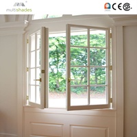 Ventana Abatible Multishades OEM ODM Impermeable con Herrajes Alemanes y Certificación CE para Proyectos del Golfo