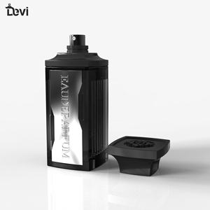 Flacon de parfum personnalisé en verre vide de 100 ml carré et de 200 ml rond avec bille à rouler - Product Image 3