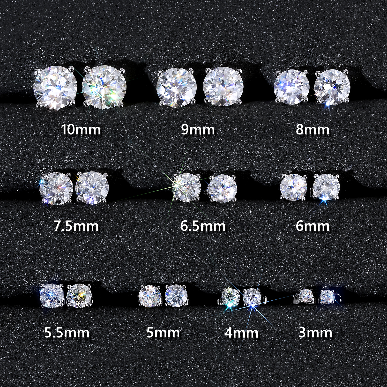 studs sterling silver 925